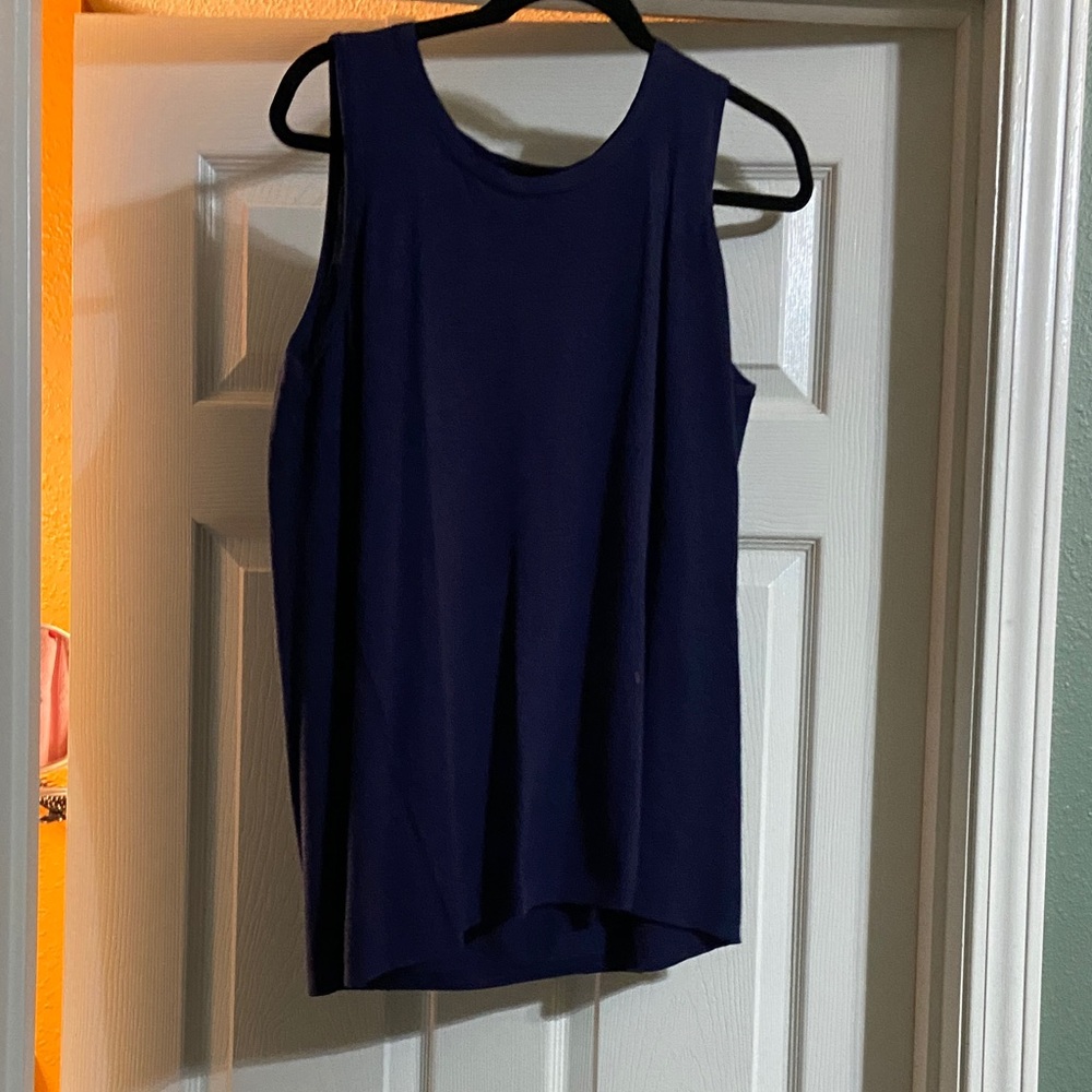 Chico's Deep Blue Tank Top